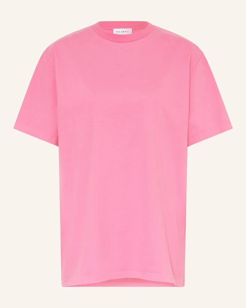 OH APRIL Oversized-Shirt NOSTALGIA HEART Pink