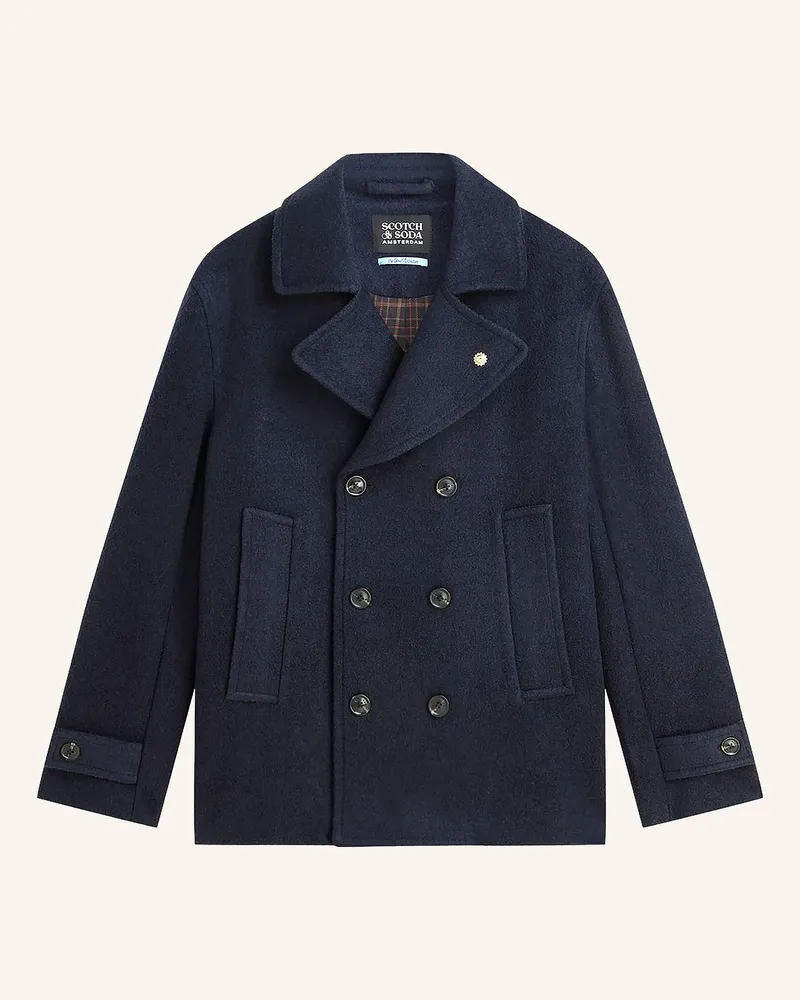 Scotch&Soda Cabanmantel blau Dunkelblau
