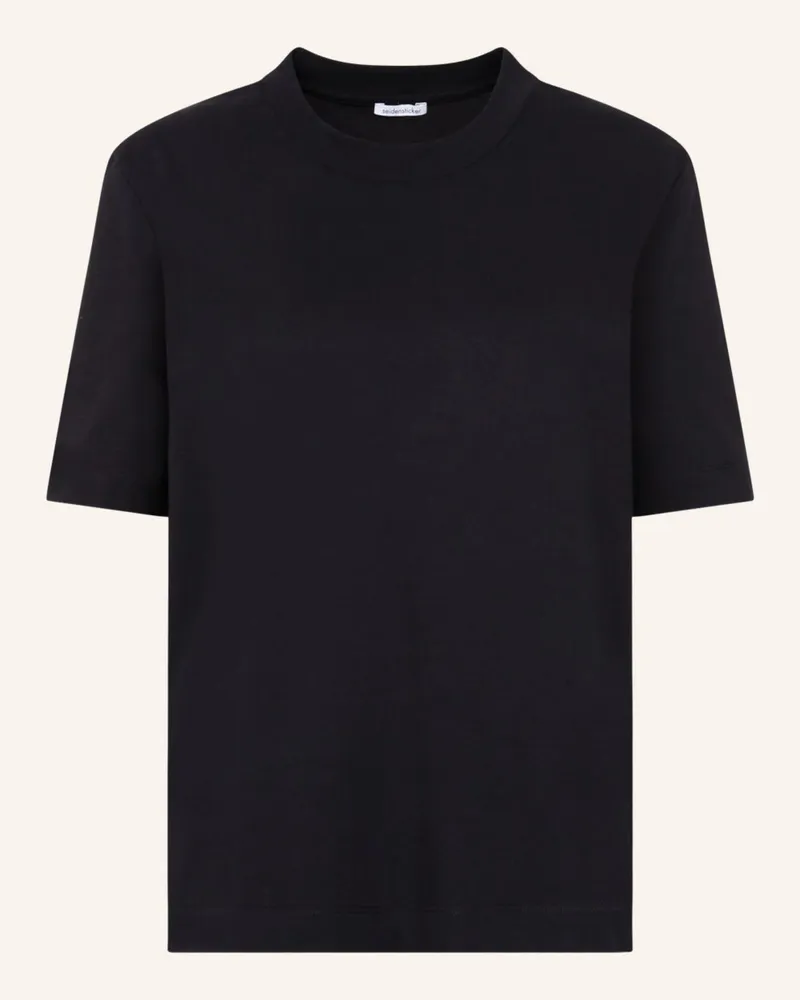 Seidensticker T-Shirt schwarz Schwarz