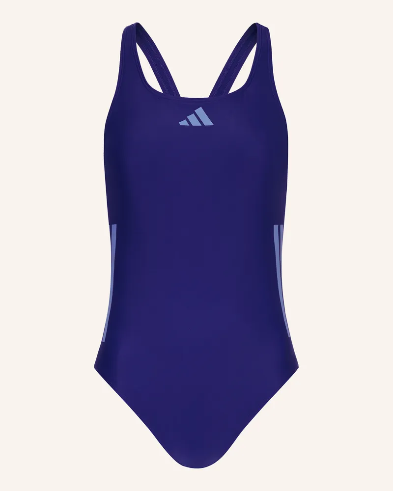 adidas Badeanzug 3-STREIFEN C-BACK Blau