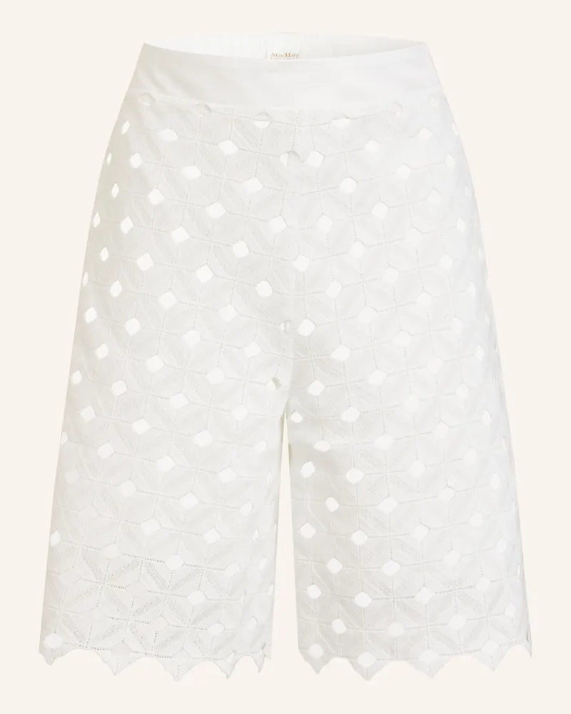 Max Mara Häkelshorts Uguale weiss Weiss
