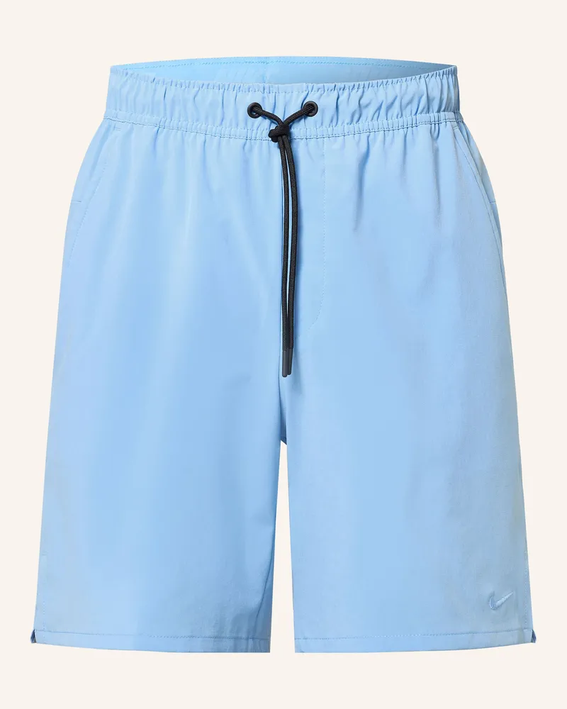 Nike Trainingsshorts Dri-Fit Unlimited blau Hellblau
