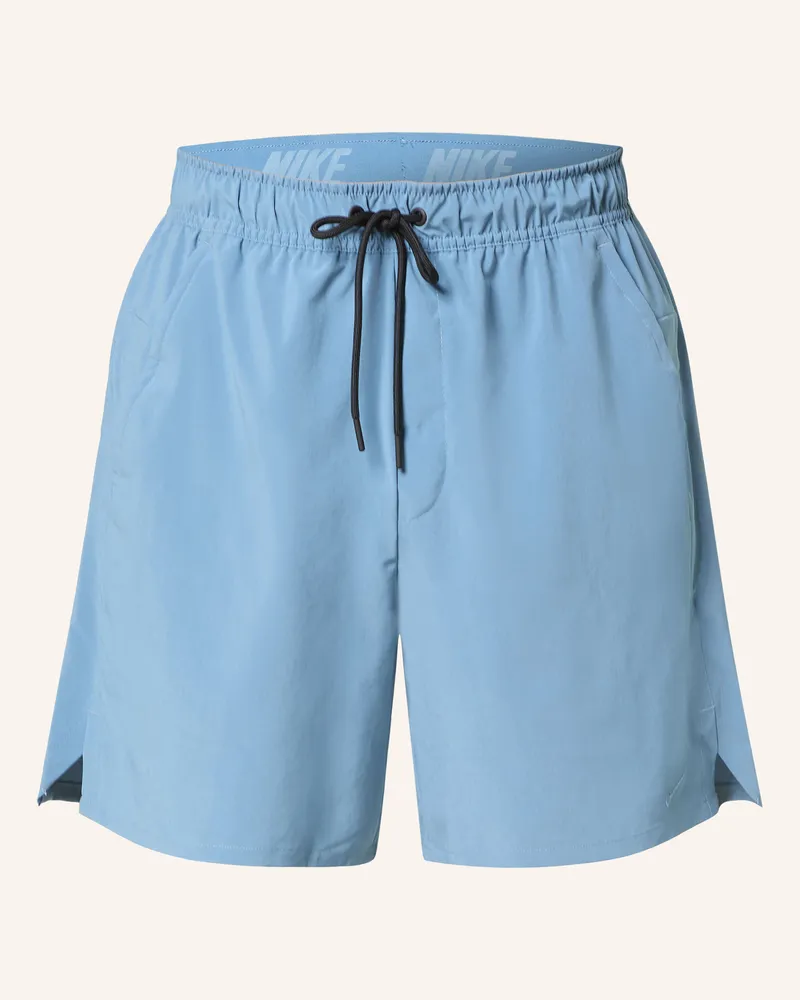 Nike Trainingsshorts Dri-Fit Unlimited blau Hellblau