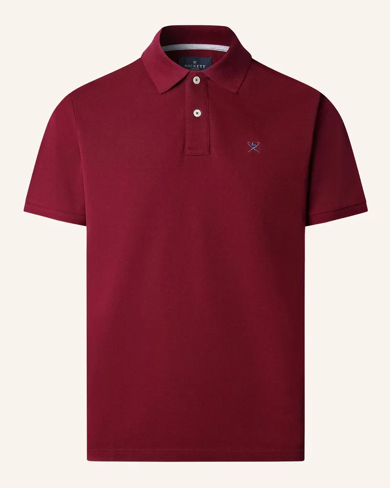 Hackett Poloshirt SLIM FIT LOGO Dunkelrot