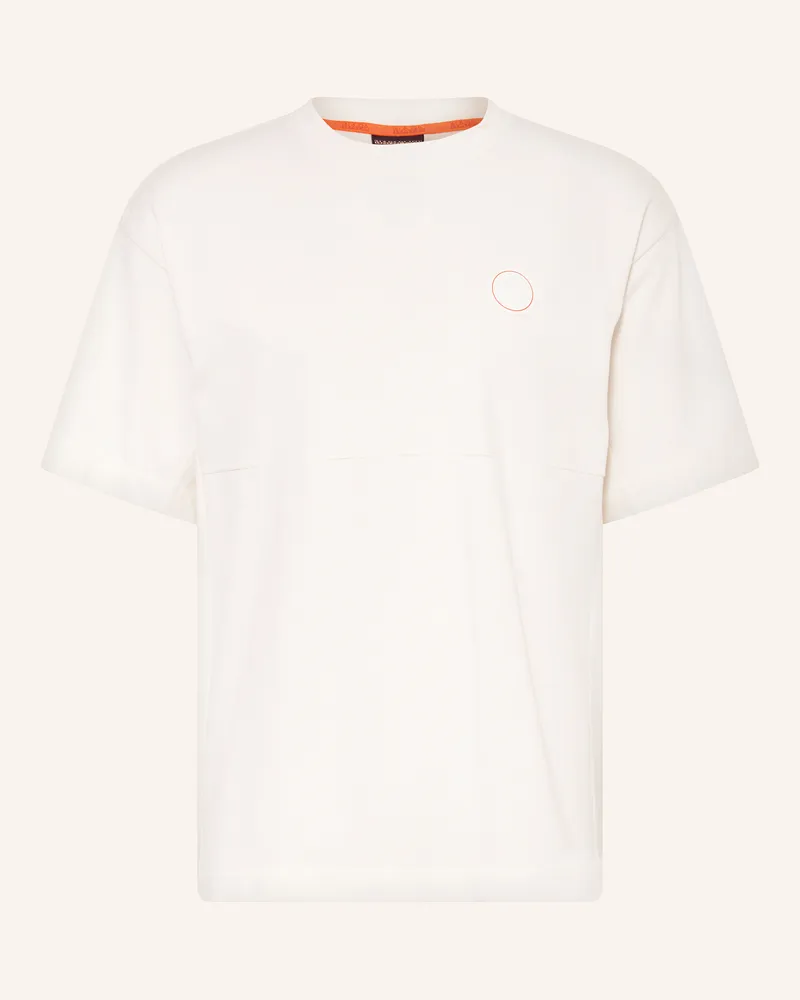 Napapijri T-Shirt Anghiari Aus Piqué weiss Weiss