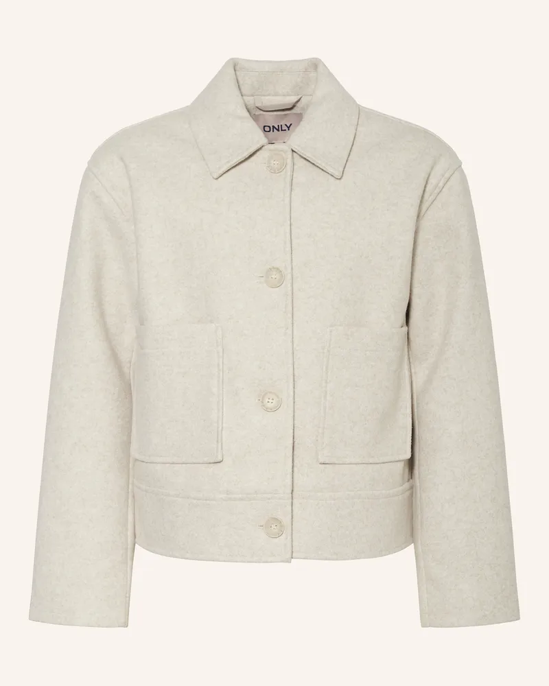 only Kastenjacke Creme