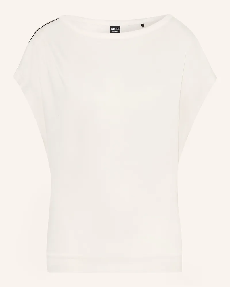 HUGO BOSS Schlafshirt Flowy weiss Weiss