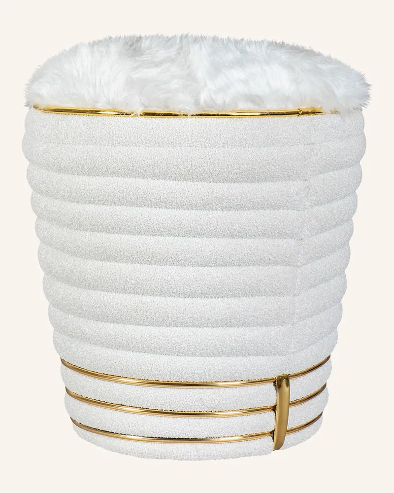 Kayoom Hocker DORIC Weiss