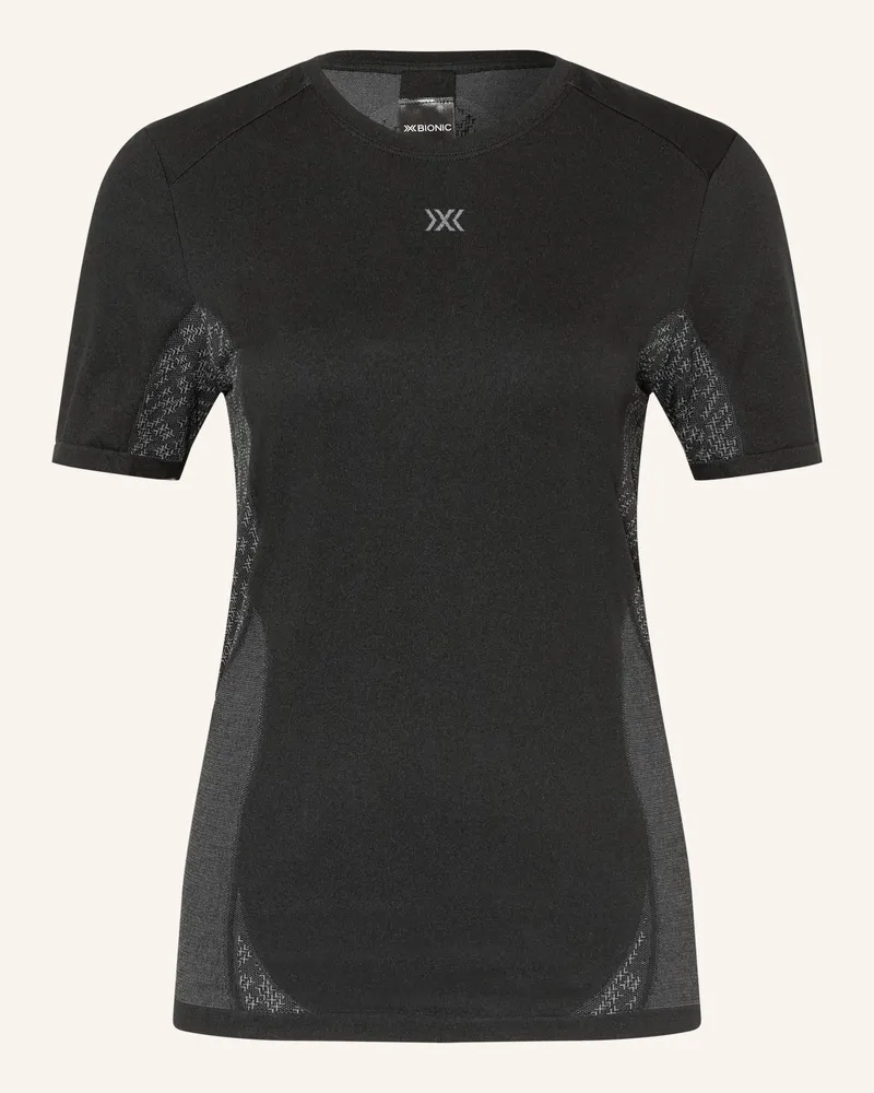 X-Bionic Laufshirt Xceed Run Discover schwarz Schwarz