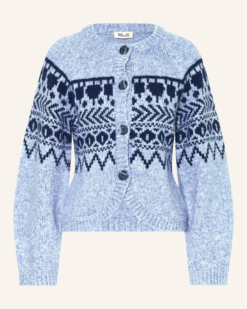 Baum und Pferdgarten Strickjacke COLIN Hellblau