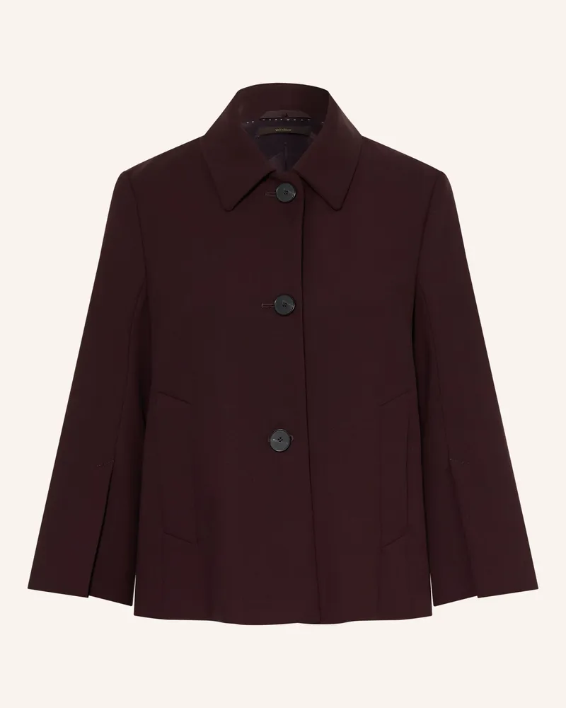windsor. Kastenjacke Aus Jersey Mit 3/4-Arm rot Dunkellila