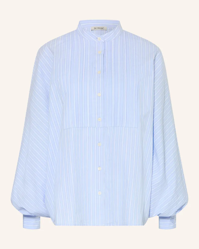 SoSUE Bluse Antonia blau Hellblau