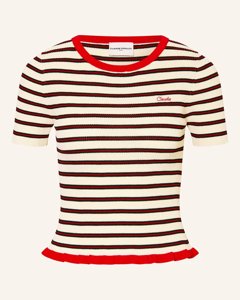 Claudie Pierlot Strickshirt Monicool beige Creme