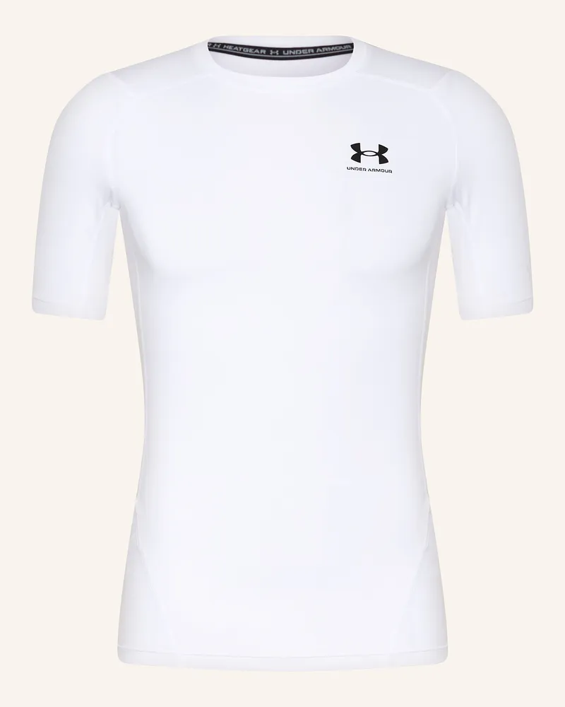 Under Armour T-Shirt Ua Heatgear Armour weiss Weiss