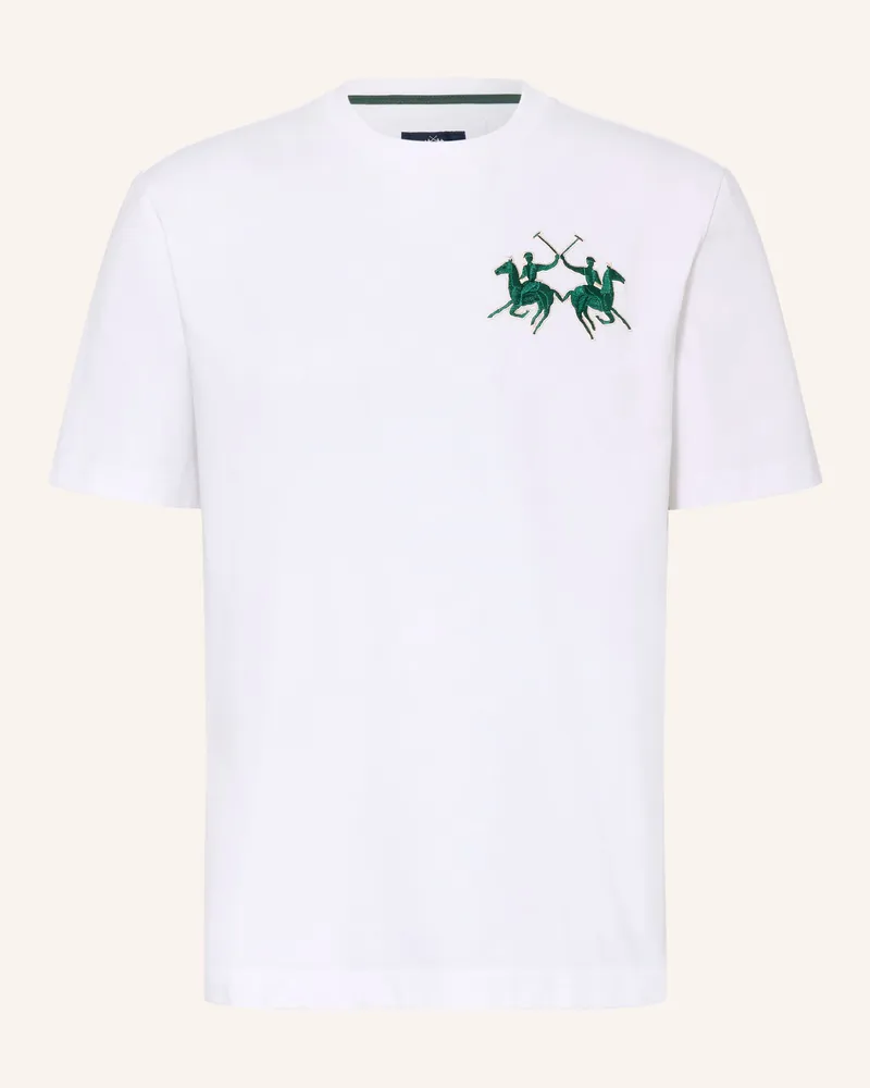 La Martina T-Shirt Weiss
