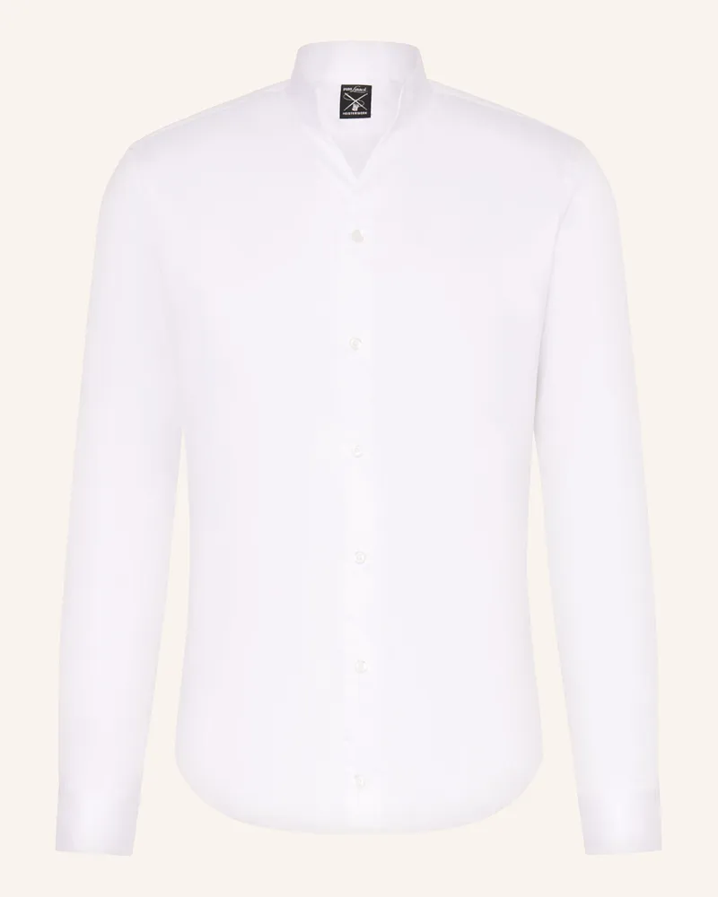 van Laack Hemd VL-RUDO-N Slim Fit mit Stehkragen Weiss
