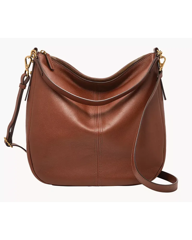 Fossil Hobo Jolie Leder Braun