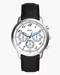 Fossil Uhr Neutra Chronograph Leder Schwarz