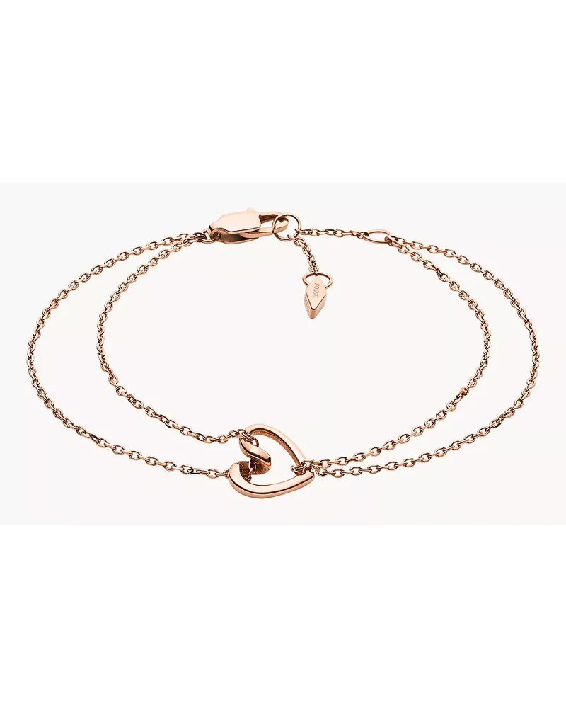 Fossil Armband Chain Roségold