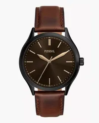 Fossil Uhr Fenmore 3-Zeiger-Werk Leder Braun