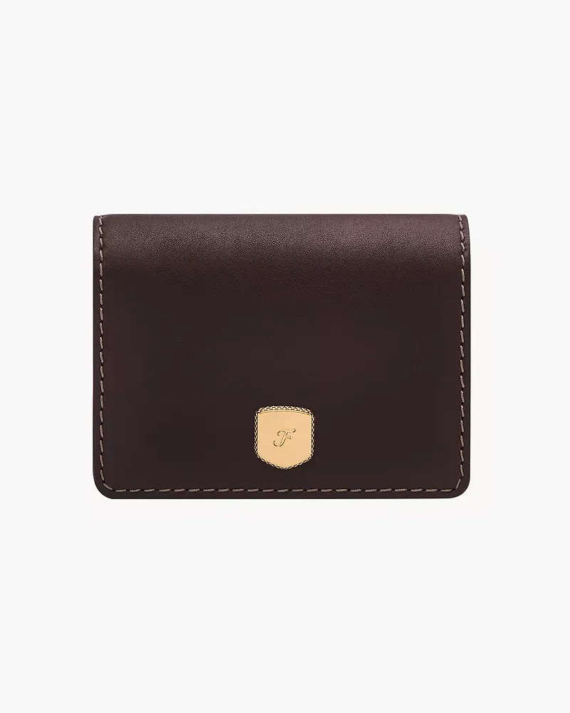 Fossil Small Flap Wallet Lennox Nerzbraun