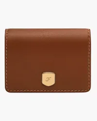 Fossil Small Flap Wallet Lennox Mittelbraun