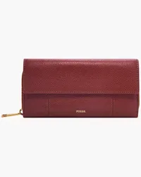 Fossil Flap Clutch Jori Stachelbeere