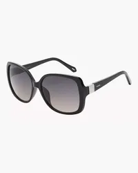 Fossil Sonnenbrille quadratisch Schwarz