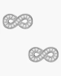 Fossil Ohrstecker Infinity Sterling - farben Silber