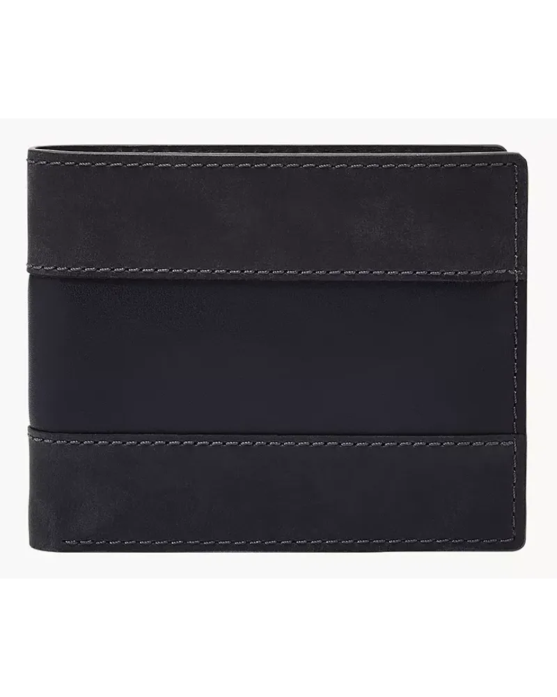 Fossil Bifold Everett Flip ID Mitternachtsblau