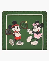 Fossil Small Bifold Disney Mickey Mouse Tennis Grün