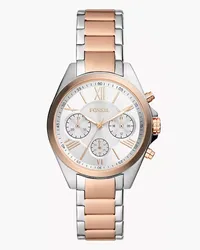 Fossil Uhr Chronograph Modern Courier Edelstahl zweifarbig Roségold