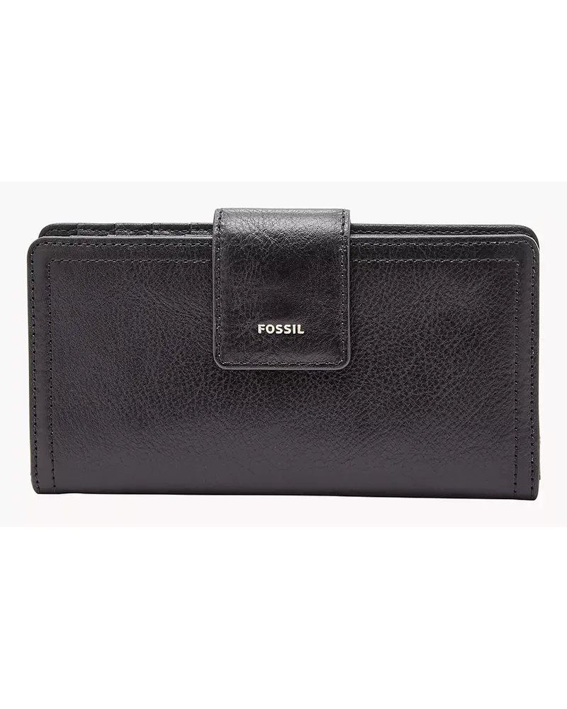 Fossil Tab Clutch Logan RFID Schwarz