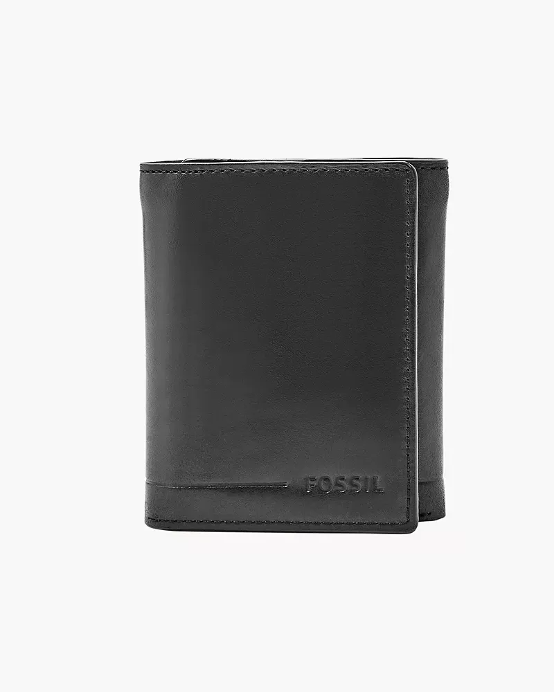 Fossil Geldbörse Allen - RFID Trifold Schwarz