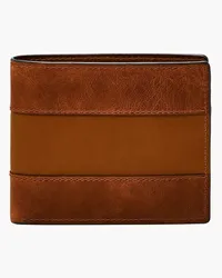 Fossil Bifold Everett Münzfach groß Mittelbraun