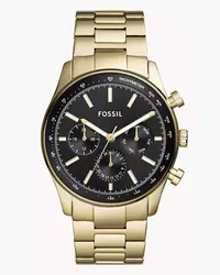 Fossil Uhr Sullivan Multifunktion Edelstahl farben Gold