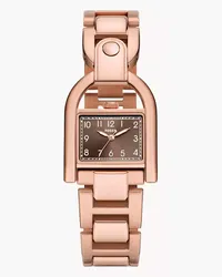 Fossil Uhr Harwell 3-Zeiger-Werk Edelstahl farben Roségold