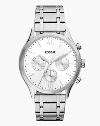 Fossil Uhr Fenmore Multifunktionswerk Edelstahl Silber