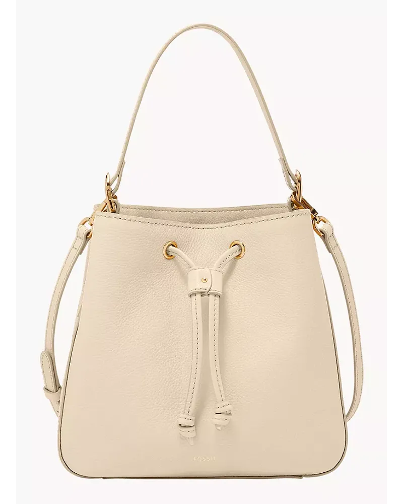 Fossil Bucket Crossbody Tessa Creme