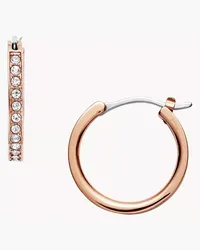 Fossil Ohrringe Glitz Hoops Roségold