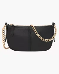 Fossil Mini Crossbody Jolie Leder Schwarz