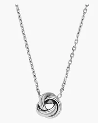 Fossil Kette Love Knot Edelstahl - farben Silber