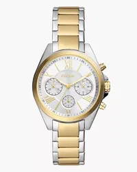 Fossil Uhr Chronograph Modern Courier Edelstahl Bicolor Gold