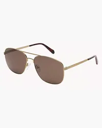 Fossil Aviator-Sonnenbrille Tate Gold