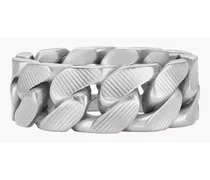 Ring Harlow Linear Texture Chain Edelstahl - Silberfarben