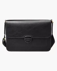 Fossil Messenger Lennox Leder Schwarz