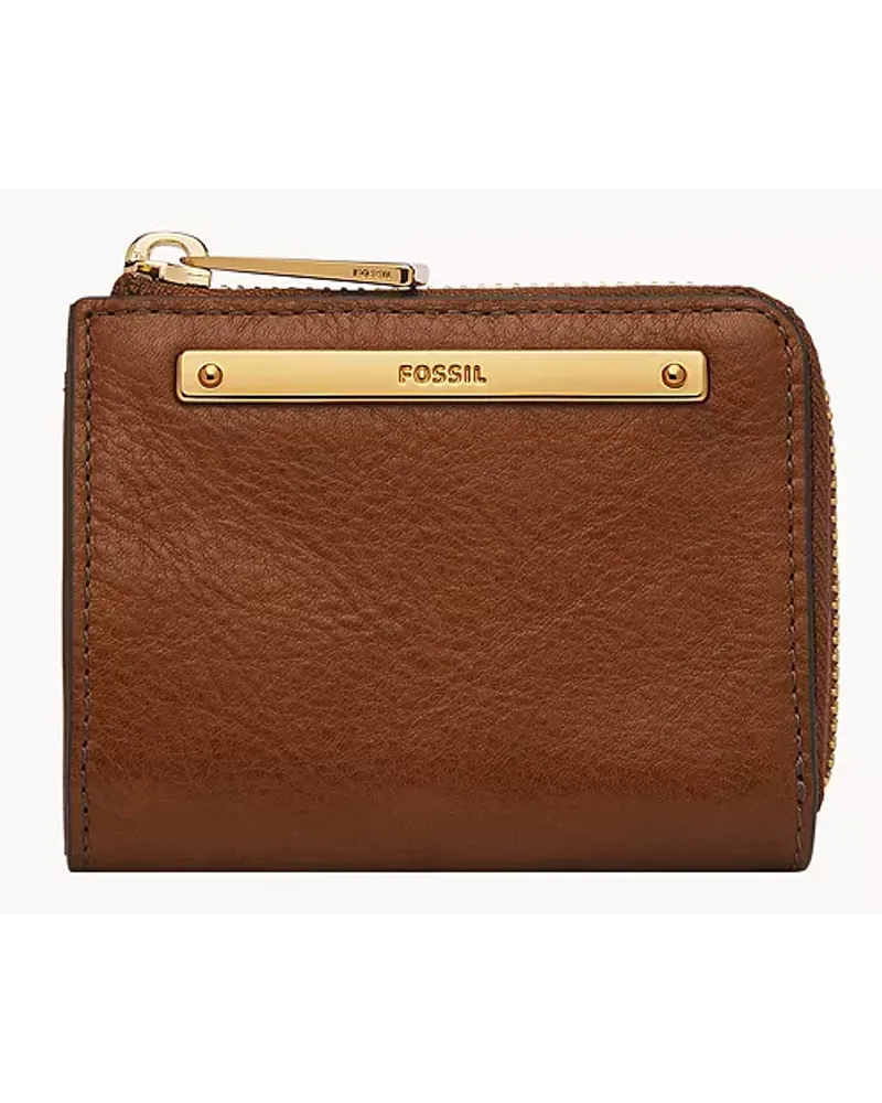 Fossil L Zip Geldbörse Liza Braun