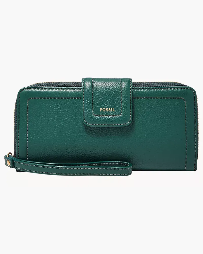 Fossil Zip Clutch Madison Dunkle