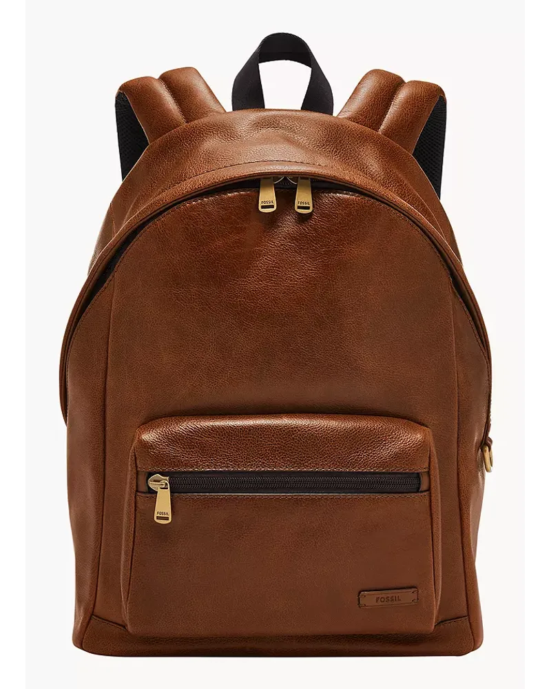 Fossil Kuppel-Rucksack Sawyer Mittelbraun