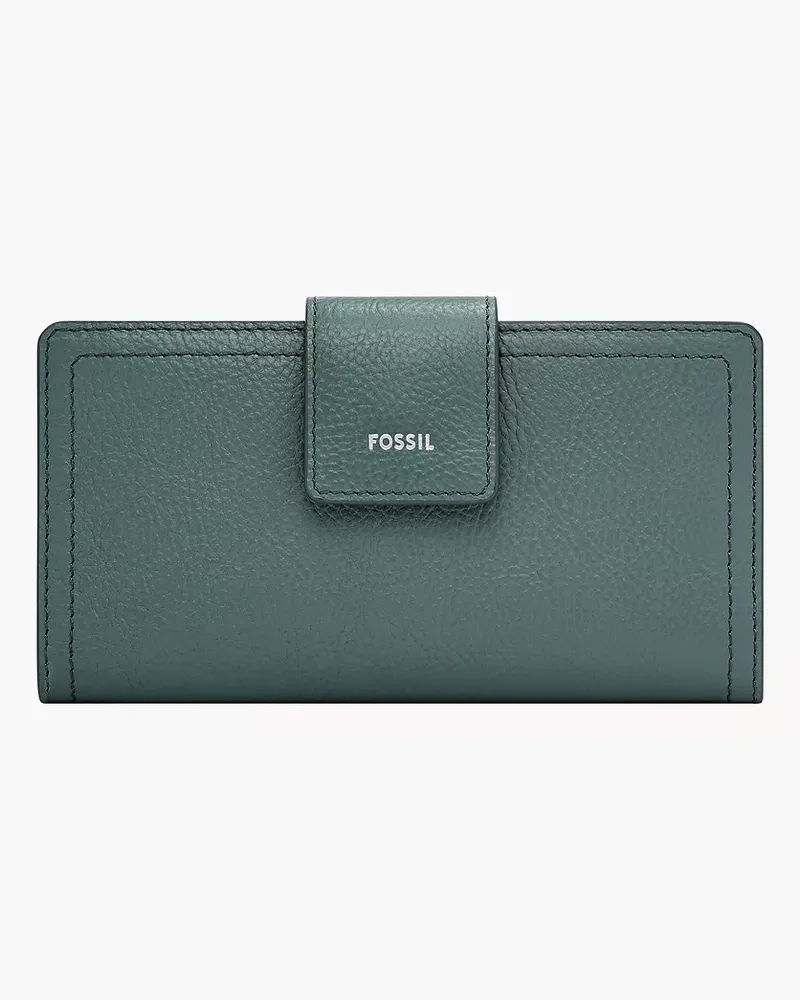 Fossil Tab Clutch Logan RFID Himmelgrau